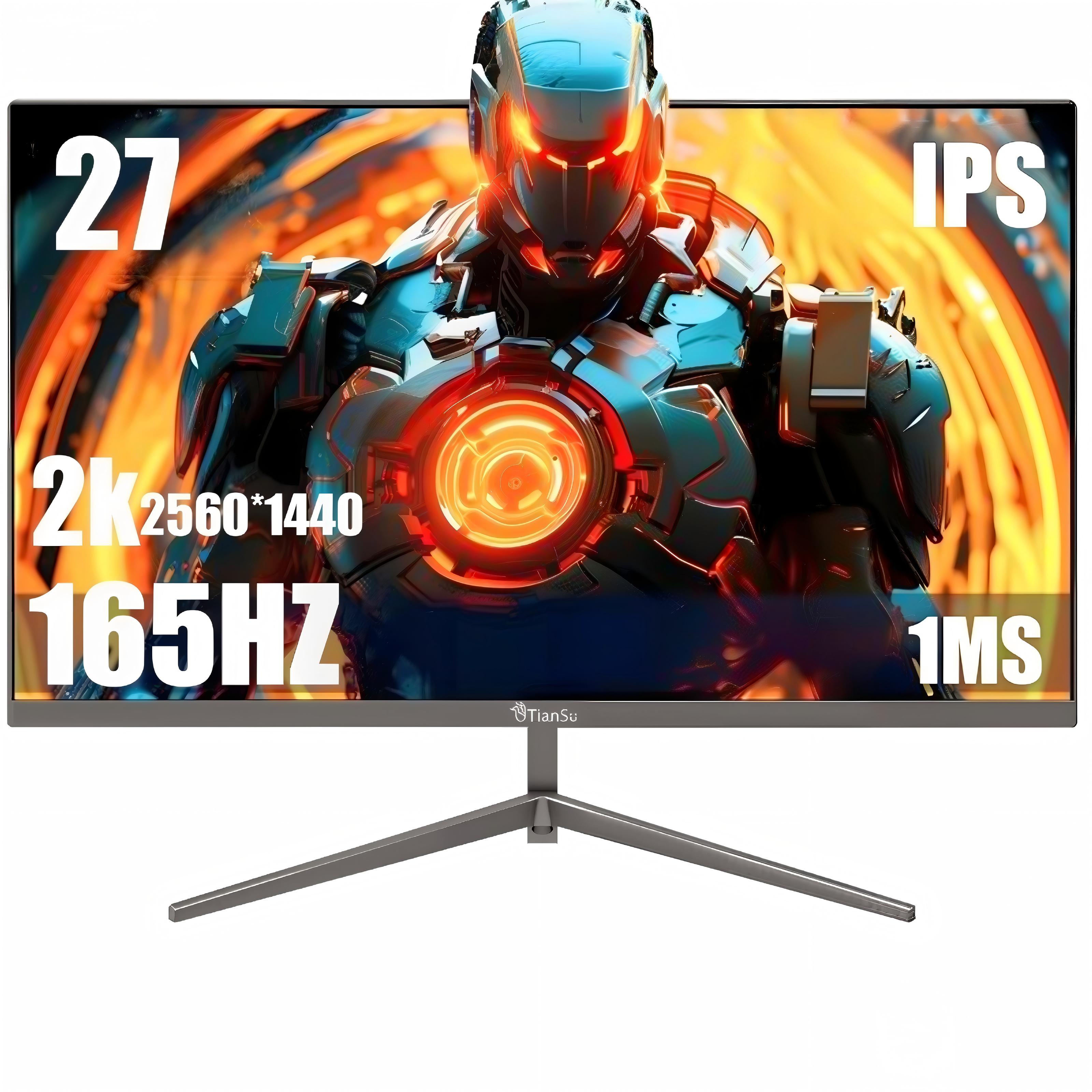 Gaming Monitor Curved - Tiansu monitor 27 inch 144Hz 2