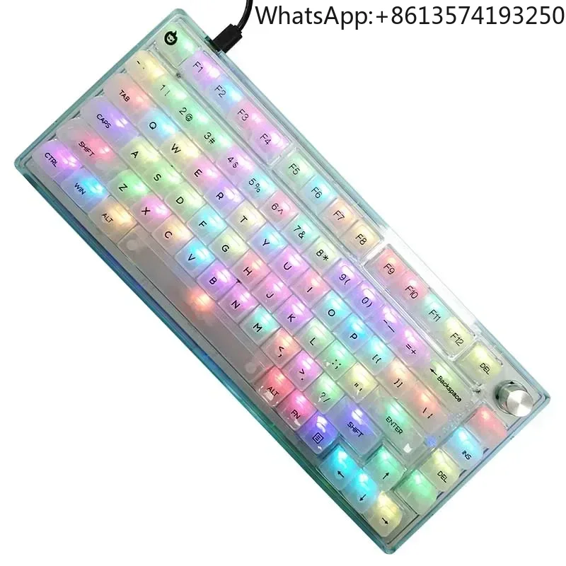 Esports Gaming Hardware - Mechanical Gaming Keyboard Transparent Jelly Switch