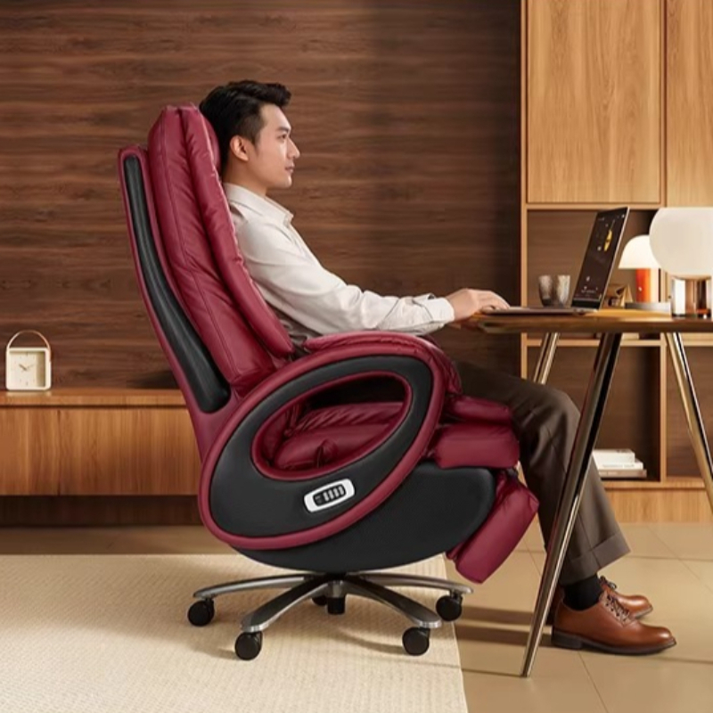 Esports Gaming Furniture - Multi functional genuine leather office chair