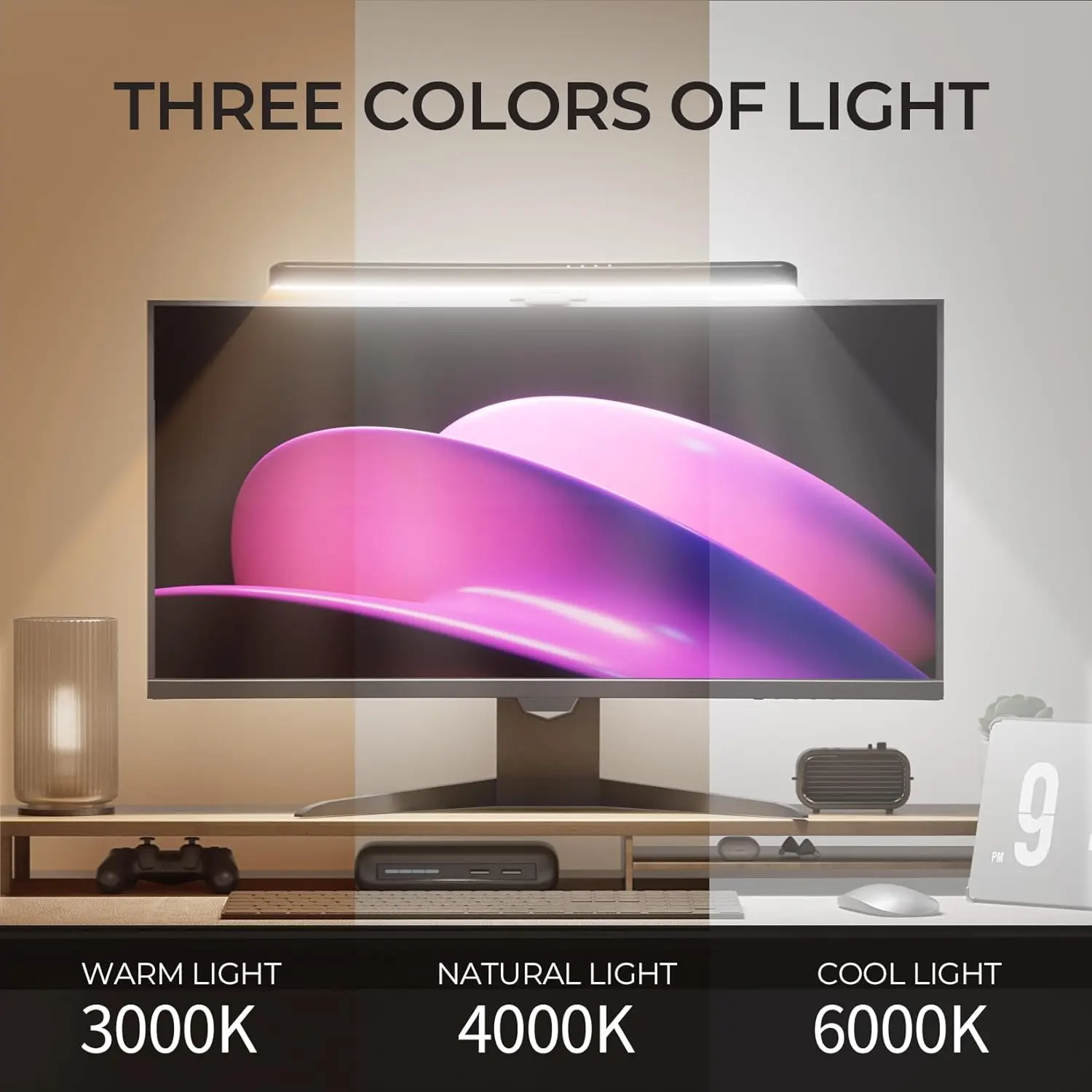 Monitor Light Bar Curved with  - Gaming Monitor Curved 리뷰 및 가격