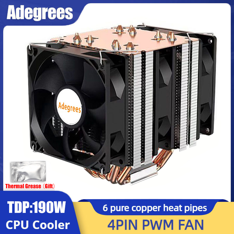 6 Heat Pipe CPU Cooler 4Pin PW - Esports Gaming Fan 리뷰 및 가격