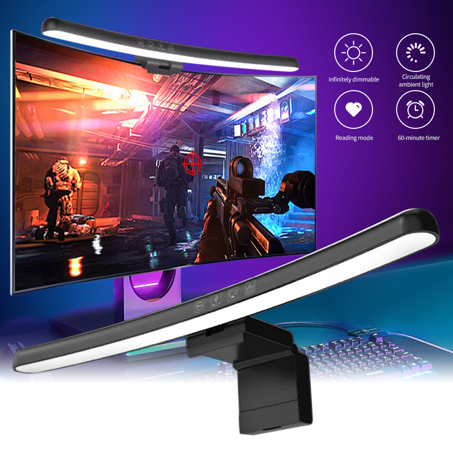 USB Stepless Dimming Screen Ha - Gaming Monitor Curved 리뷰 및 가격