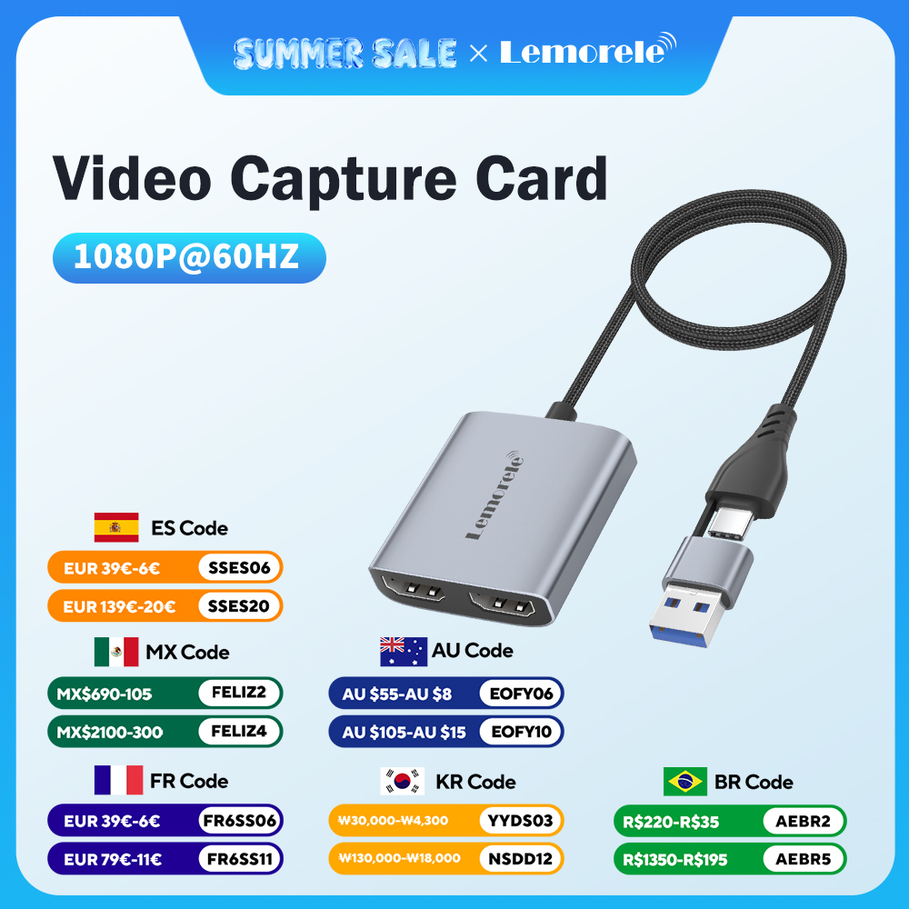 Lemorele Video Capture Card HD - Elgato Stream Deck 리뷰 및 가격