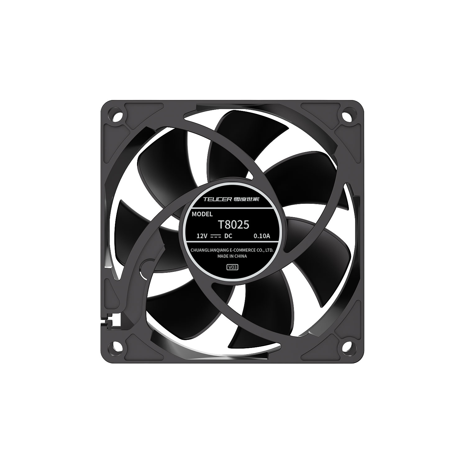 Teucer 8025 PC Case Fan 12V  B - Esports Gaming Fan 리뷰 및 가격
