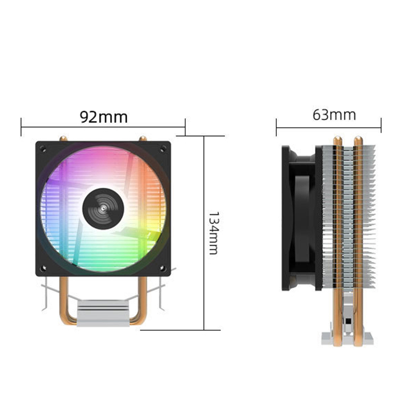 TEUCER CPU Cooler 2 4 Heat Pip - Esports Gaming Fan 리뷰 및 가격