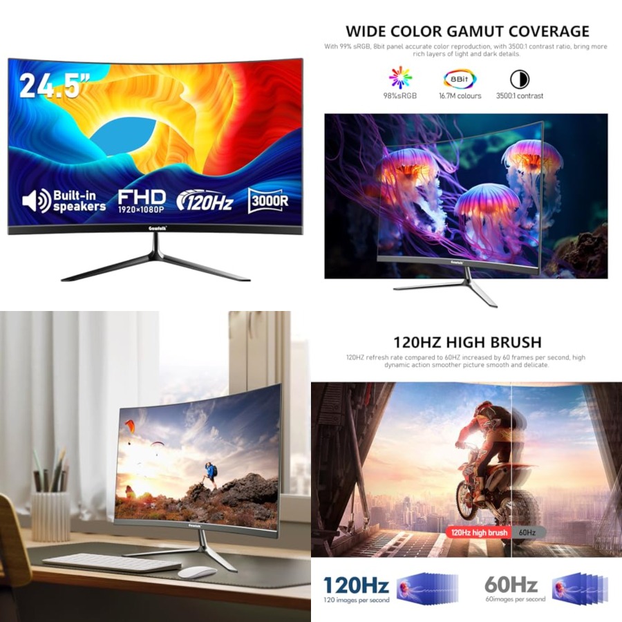 Gaming Curved Monitor Built-in - Gaming Monitor Curved 리뷰 및 가격